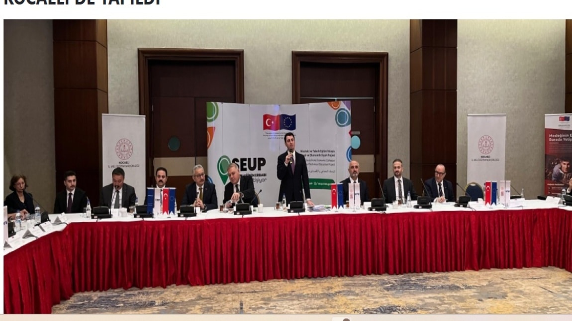 MESLEKİ VE TEKNİK EĞİTİMDE SEKTÖREL İŞ BİRLİĞİ TOPLANTISI KOCAELİ'DE YAPILDI